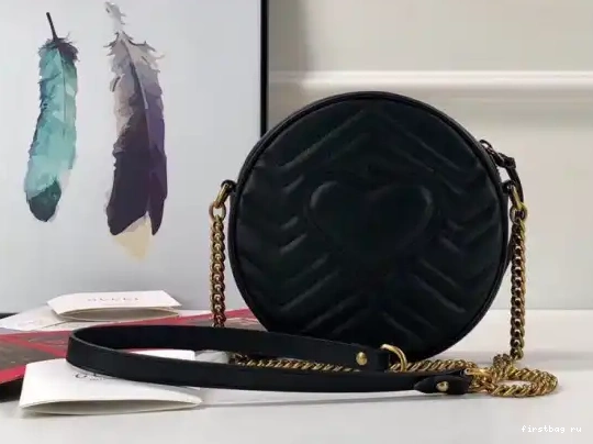 Firstbag ru Marmont GG bag Gucci mini round shoulder 0612